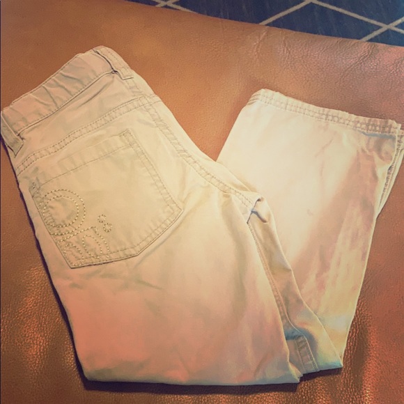 Obaibi khaki jean styled pull on pant size 5 - Picture 1 of 4